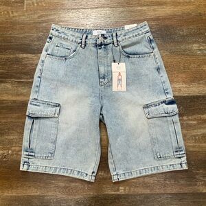 NWT Rise Supply Co. Dad Jorts Denim Shorts Size 13